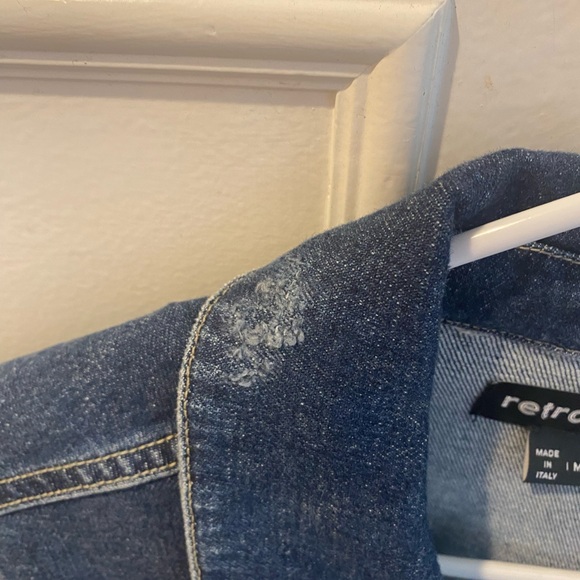 Retrofete made in Italy denim jacket. Size medium. - Picture 6 of 9